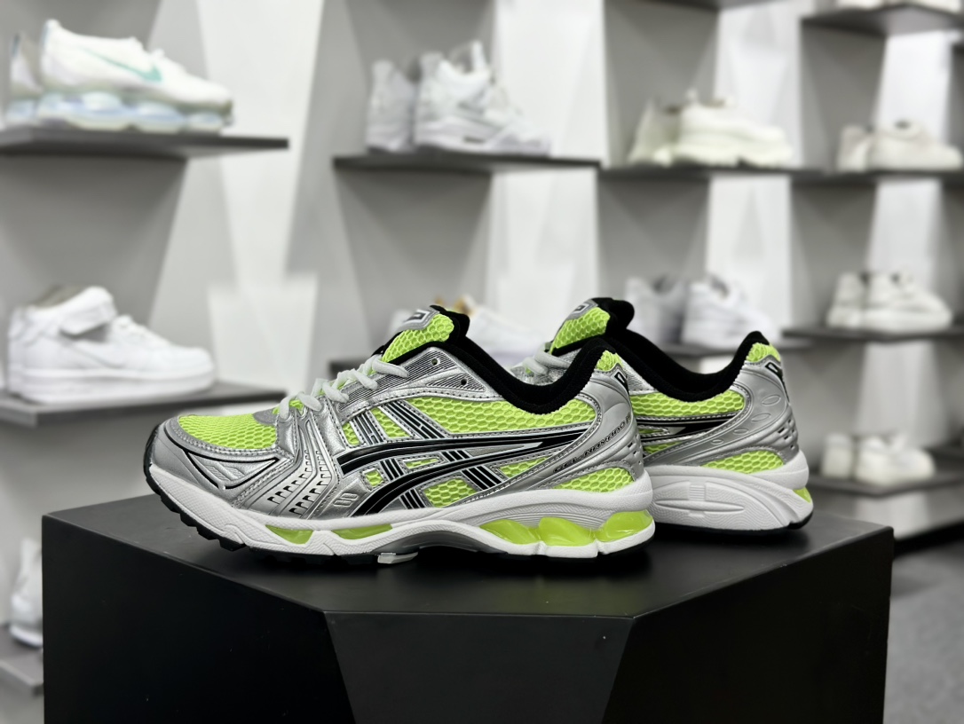 ASICS GEL-KAYANO 14 亚瑟士K14系列户外复古潮流百搭织物合成革缓震休闲跑步鞋 1201A019-751