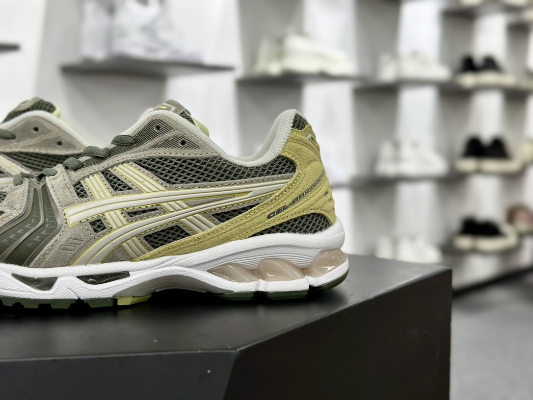 ASICS GEL-KAYANO 14 亚瑟士K14系列户外复古潮流百搭织物合成革缓震休闲跑步鞋 1201A161-300