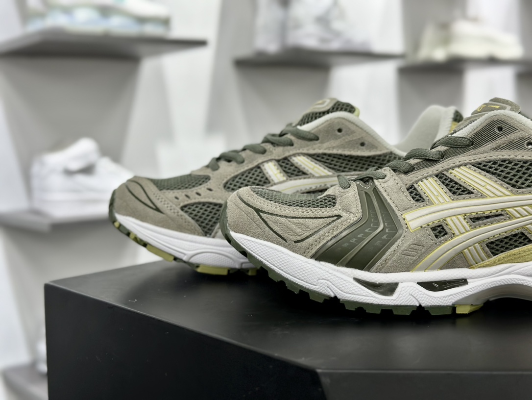 ASICS GEL-KAYANO 14 亚瑟士K14系列户外复古潮流百搭织物合成革缓震休闲跑步鞋 1201A161-300