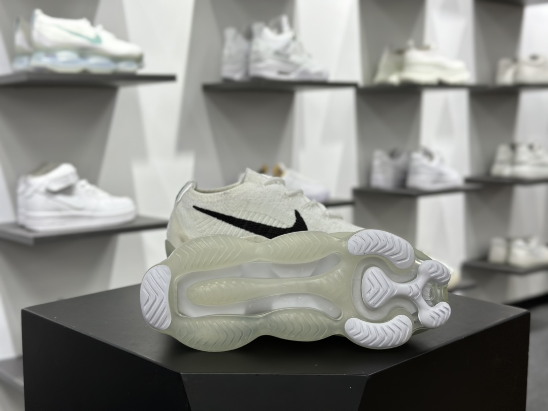 Off-White x Nike Air Max Scorpion Flyknit SE”White/Black”天蝎座慢跑鞋“OW针织白黑橙”DJ4701-100