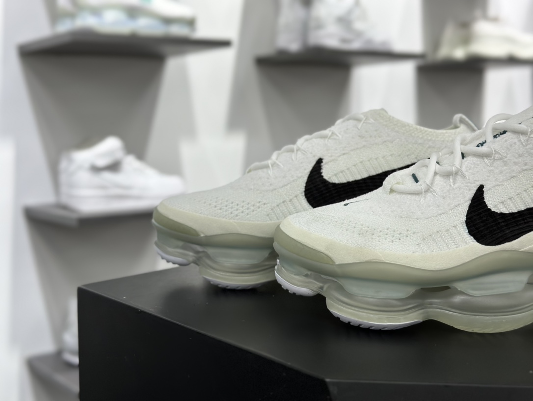 Off-White x Nike Air Max Scorpion Flyknit SE”White/Black”天蝎座慢跑鞋“OW针织白黑橙”DJ4701-100