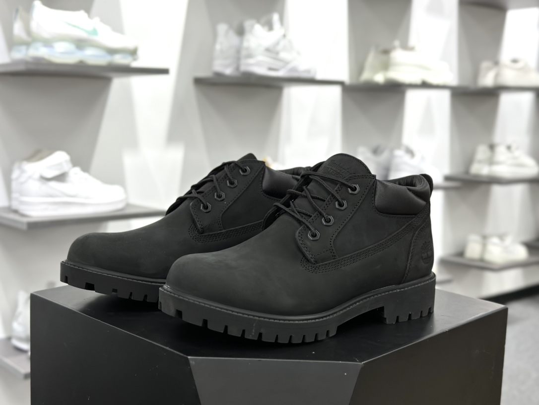 添柏岚Timberland Men's Classic Oxford Waterproof Boots男款低帮防水沙漠工装休闲马丁低靴“麦黄黑”TB073538-713