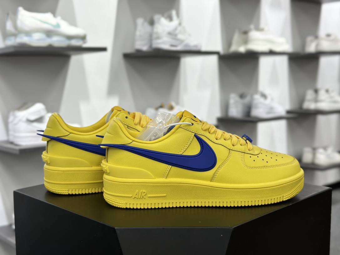 Nike Air Force 1 Low SP”Brilliant Yellow/Royal Blue”空军一号板鞋“联名亮黄皇家蓝大钩”DV3464-600