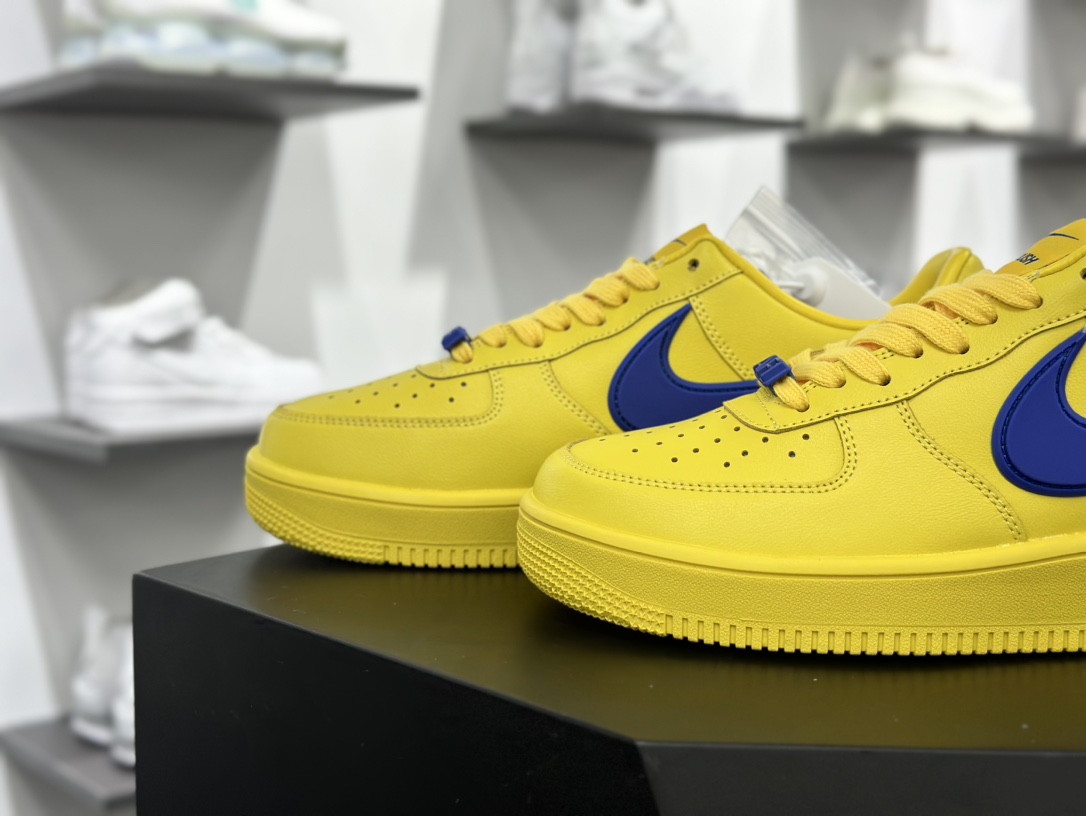 Nike Air Force 1 Low SP”Brilliant Yellow/Royal Blue”空军一号板鞋“联名亮黄皇家蓝大钩”DV3464-600