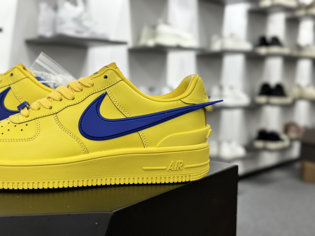 Nike Air Force 1 Low SP”Brilliant Yellow/Royal Blue”空军一号板鞋“联名亮黄皇家蓝大钩”DV3464-600