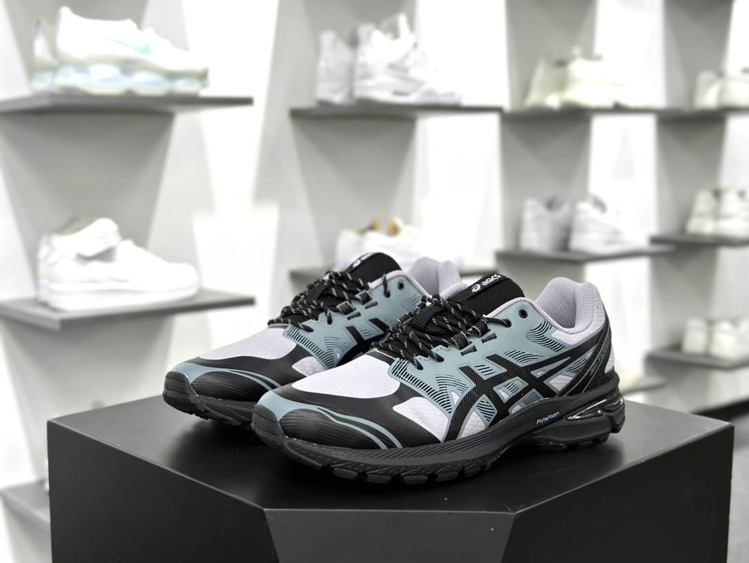 亚瑟士/Asics Gel-Terrain”Faded Ash Rock”全地形系列低帮跑步鞋“黑淡紫工业蓝”1203A342-500