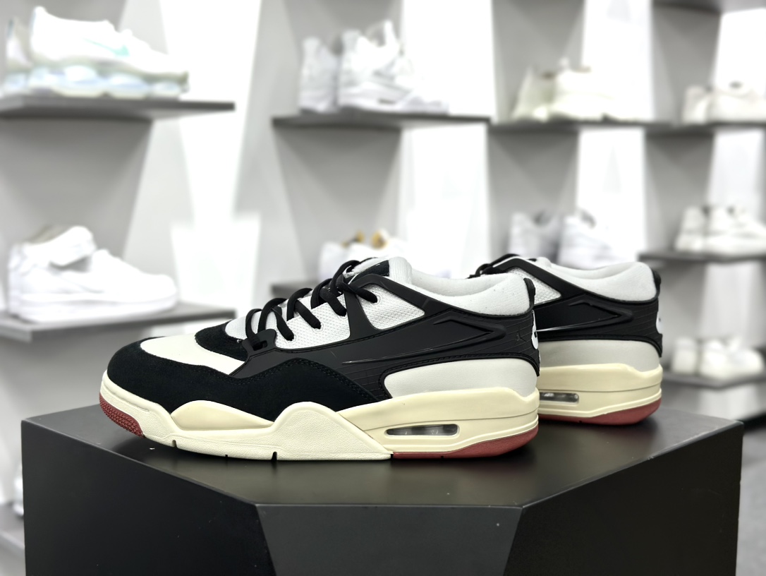 耐克Nike Air Jordan 4 Retro RM”Canyon Rust”迈克尔·乔丹AJ4代篮球鞋“黑白酒红氧化黄”FQ7939-100