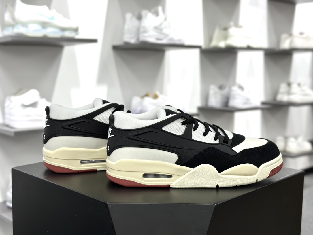 耐克Nike Air Jordan 4 Retro RM”Canyon Rust”迈克尔·乔丹AJ4代篮球鞋“黑白酒红氧化黄”FQ7939-100