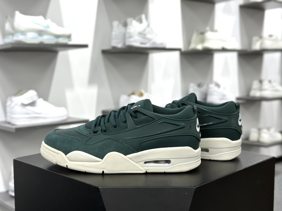 耐克Nike Air Jordan 4 Retro RM”Canyon Rust”迈克尔·乔丹AJ4代篮球鞋“米白墨绿”FQ7940-300