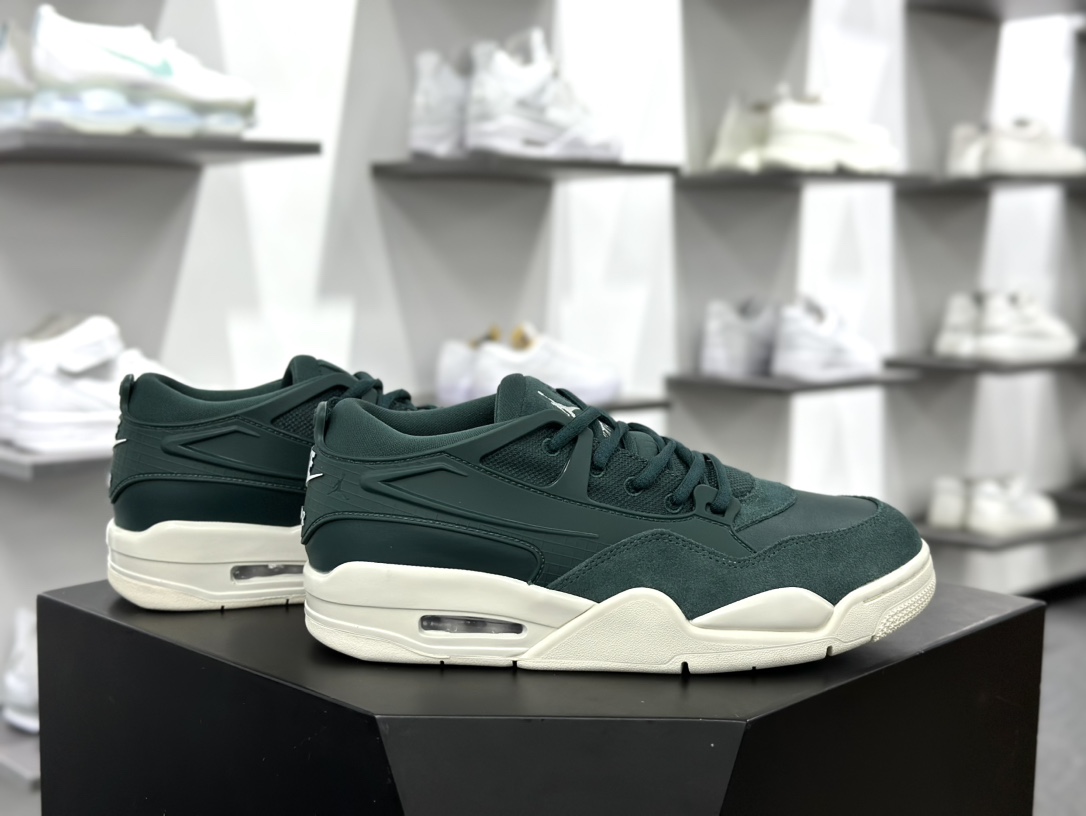 耐克Nike Air Jordan 4 Retro RM”Canyon Rust”迈克尔·乔丹AJ4代篮球鞋“米白墨绿”FQ7940-300