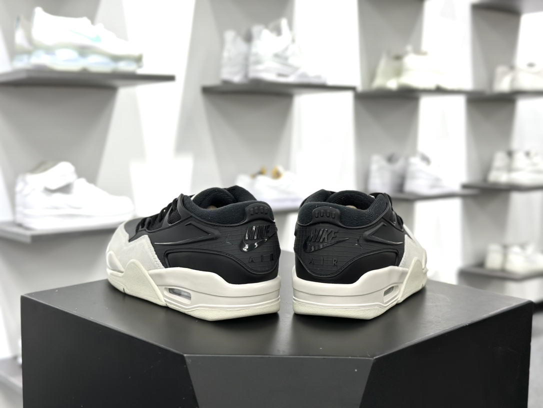 耐克Nike Air Jordan 4 Retro RM”Black Light Bone”迈克尔·乔丹AJ4代篮球鞋“黑浅骨白”FQ7939-001