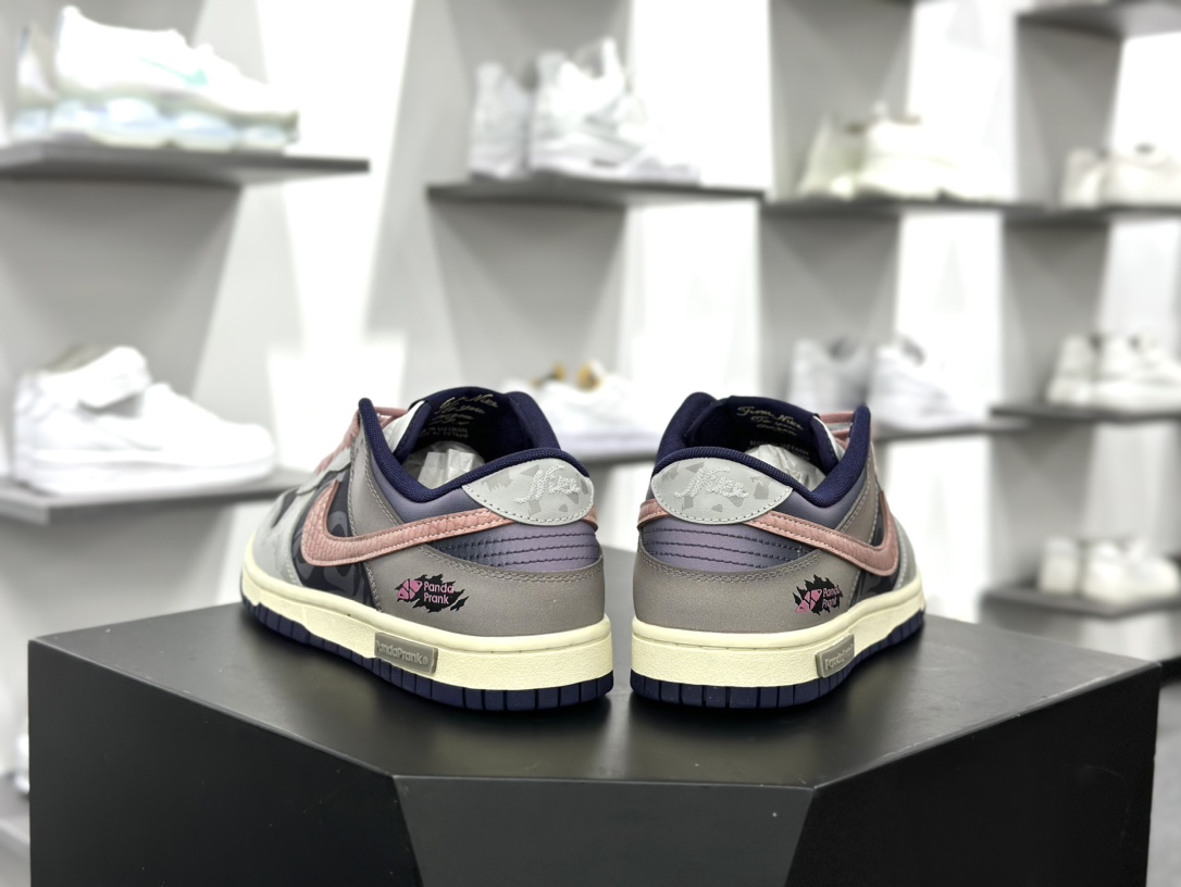 耐克Nike SB Dunk Low”Heart of Sand”扣篮系列低帮板鞋“深紫棕粉沙地之心涂鸦”FV8106-181