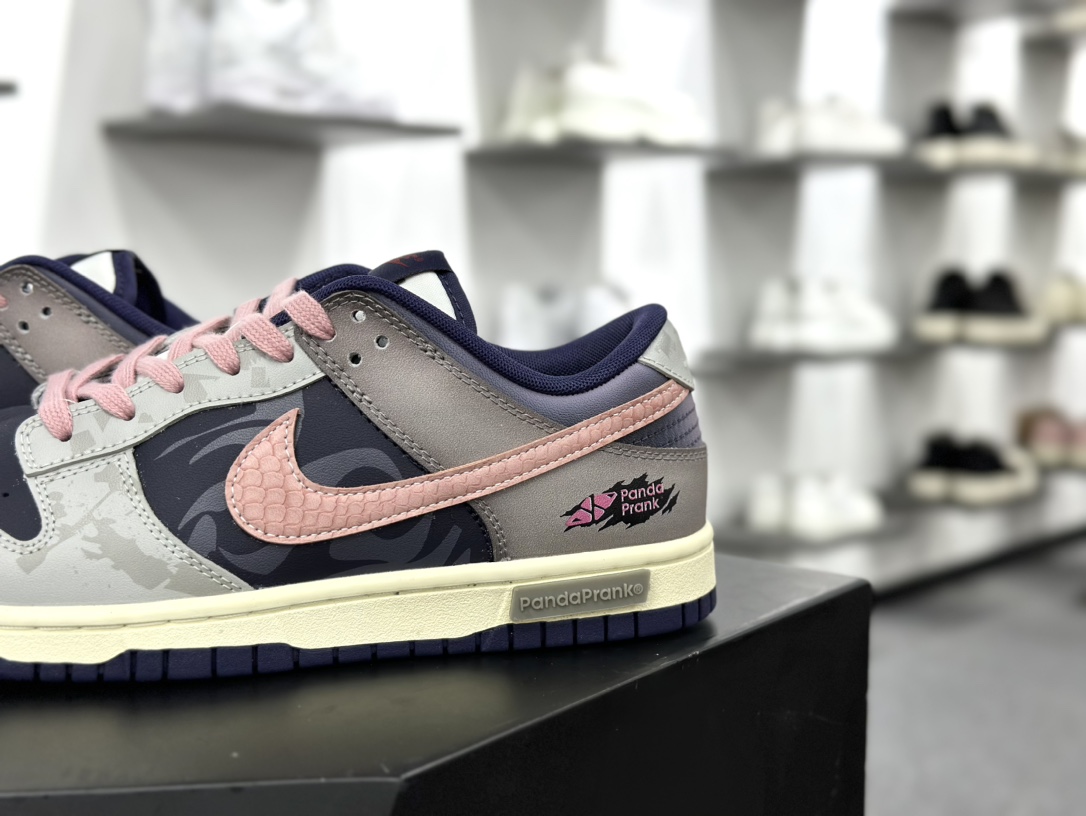 耐克Nike SB Dunk Low”Heart of Sand”扣篮系列低帮板鞋“深紫棕粉沙地之心涂鸦”FV8106-181