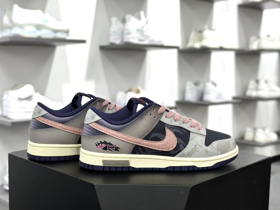 耐克Nike SB Dunk Low”Heart of Sand”扣篮系列低帮板鞋“深紫棕粉沙地之心涂鸦”FV8106-181