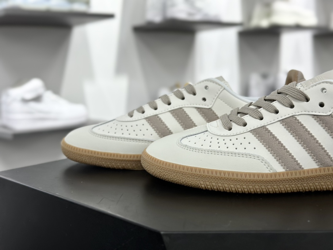 阿迪达斯/三叶草Adidas Originals Samba OG桑巴舞系列绅士德训足球风百搭低帮休闲运动板鞋 IG1376