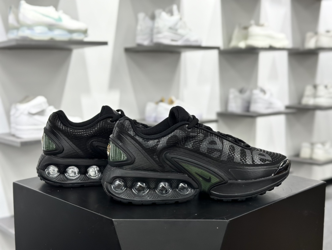 至高Supreme x Nike Air Max DN”Black”DN系列低帮慢跑鞋“联名Sup黑武士反光”FZ4044-001