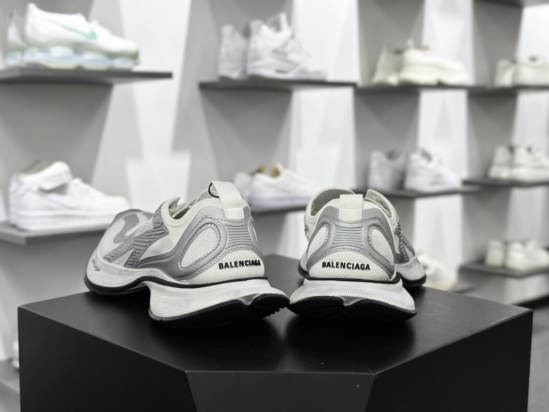 巴黎世家BALENCIAGA Circuit Sneakers 环道系列低帮复古阔型底姥爹风潮流百搭休闲慢跑鞋