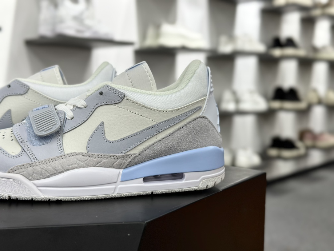 耐克Nike Air Jordan Legacy 312 Low”Ashen Slate/Glacier Blue”乔丹运动篮球鞋“石板灰白冰川蓝”HQ1190-101