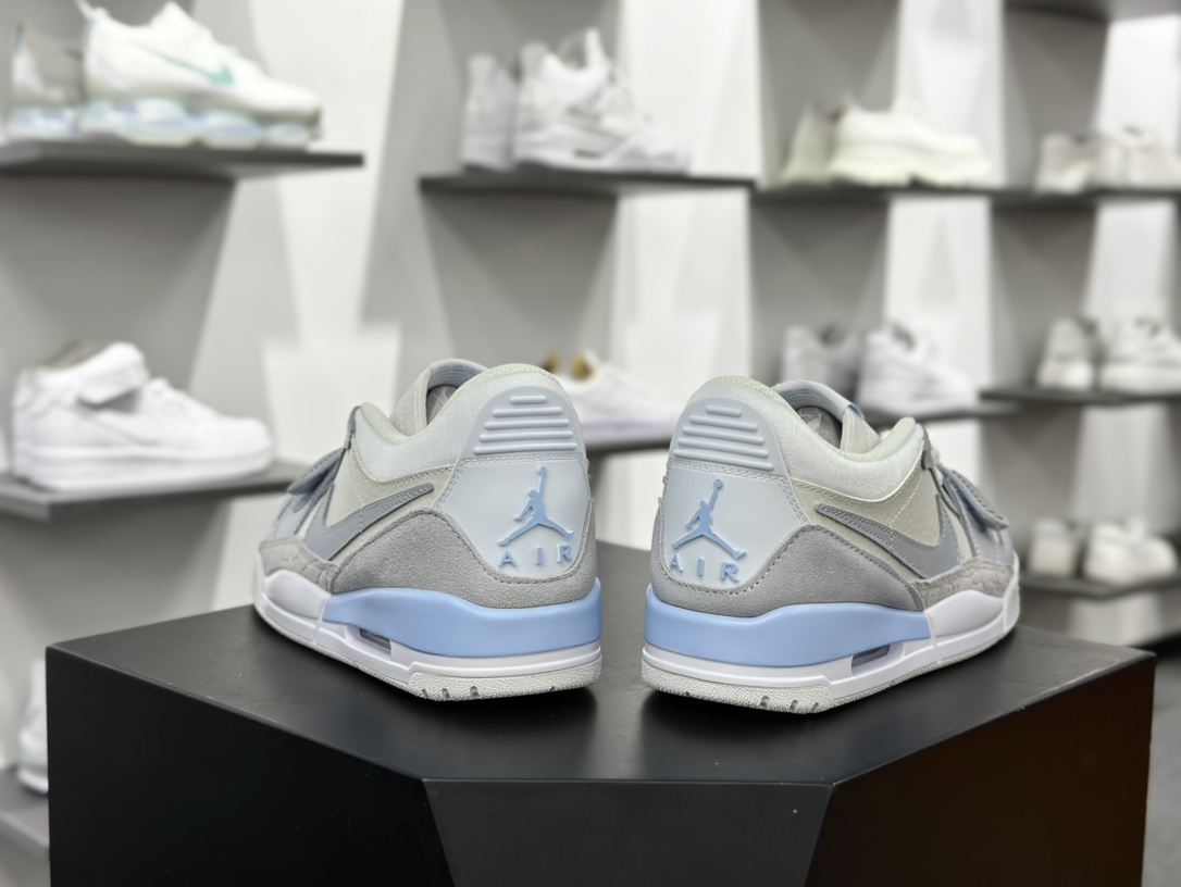 耐克Nike Air Jordan Legacy 312 Low”Ashen Slate/Glacier Blue”乔丹运动篮球鞋“石板灰白冰川蓝”HQ1190-101