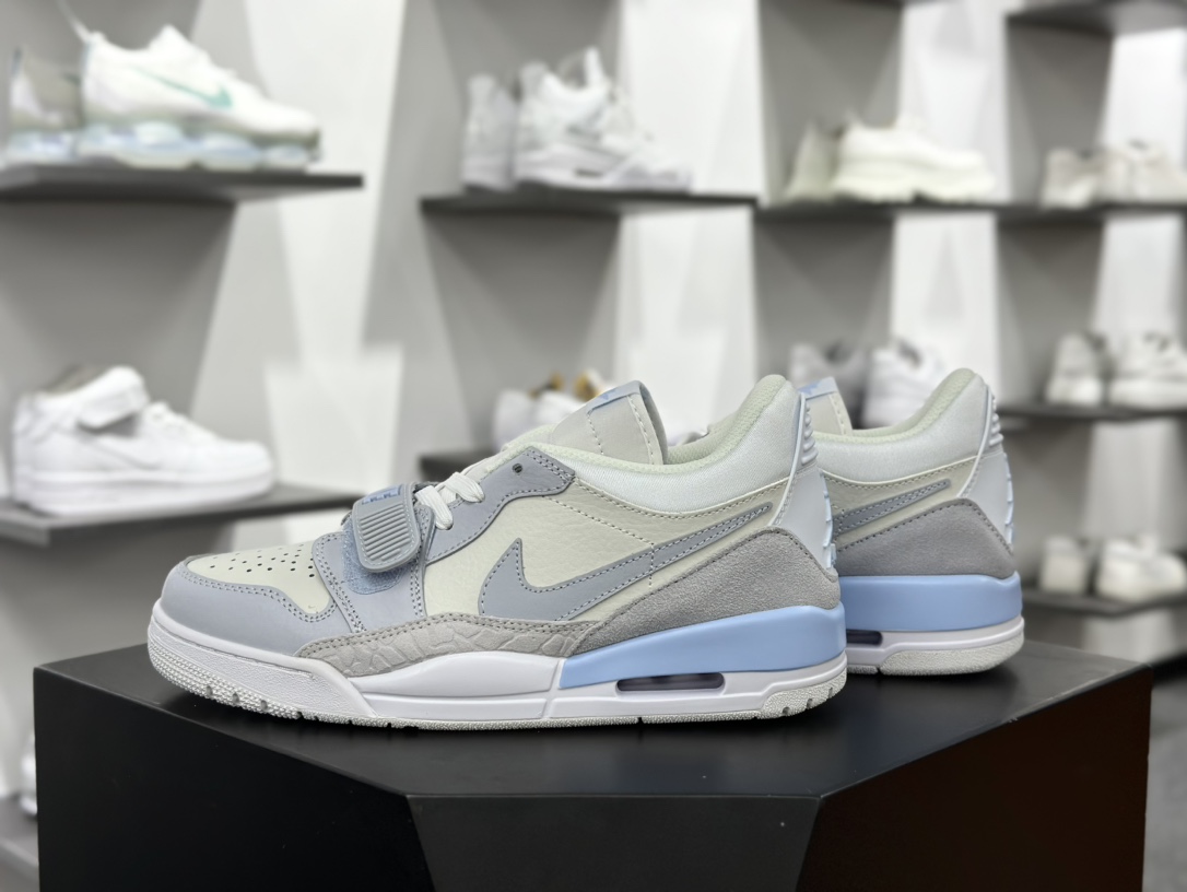 耐克Nike Air Jordan Legacy 312 Low”Ashen Slate/Glacier Blue”乔丹运动篮球鞋“石板灰白冰川蓝”HQ1190-101