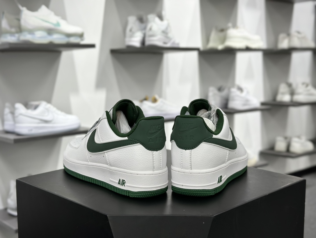 耐克Nike Air Force 1 Low Premium PE”Four Horsemen”空军一号经典板鞋“皮革白深绿四骑士”FB9128-100