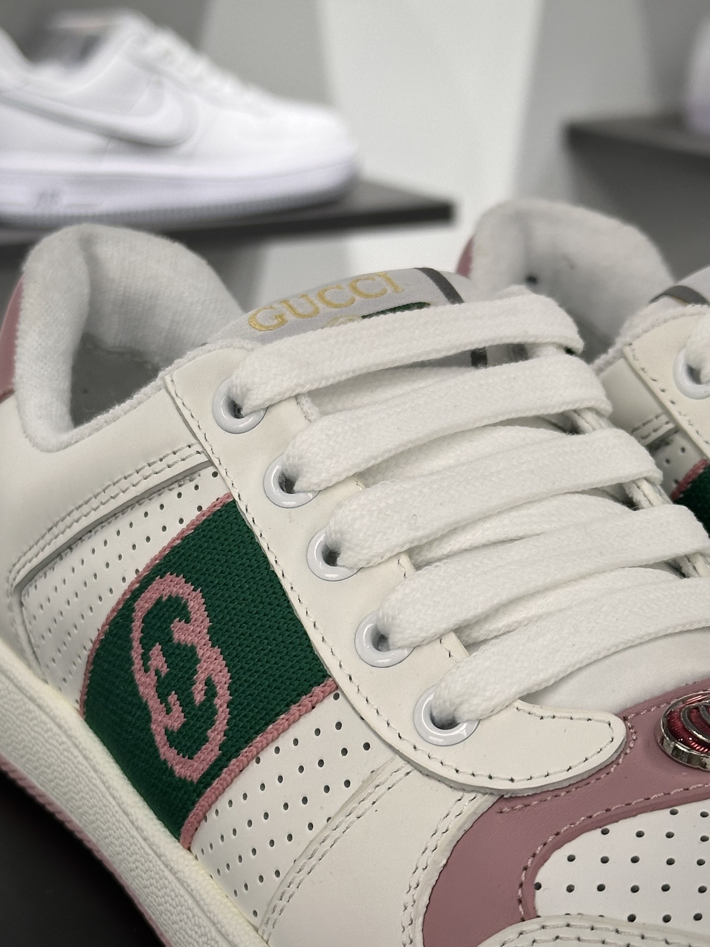 古驰Gucci Screener GG Sneaker Low 经典原型系列复古百搭老爹做旧休闲板鞋