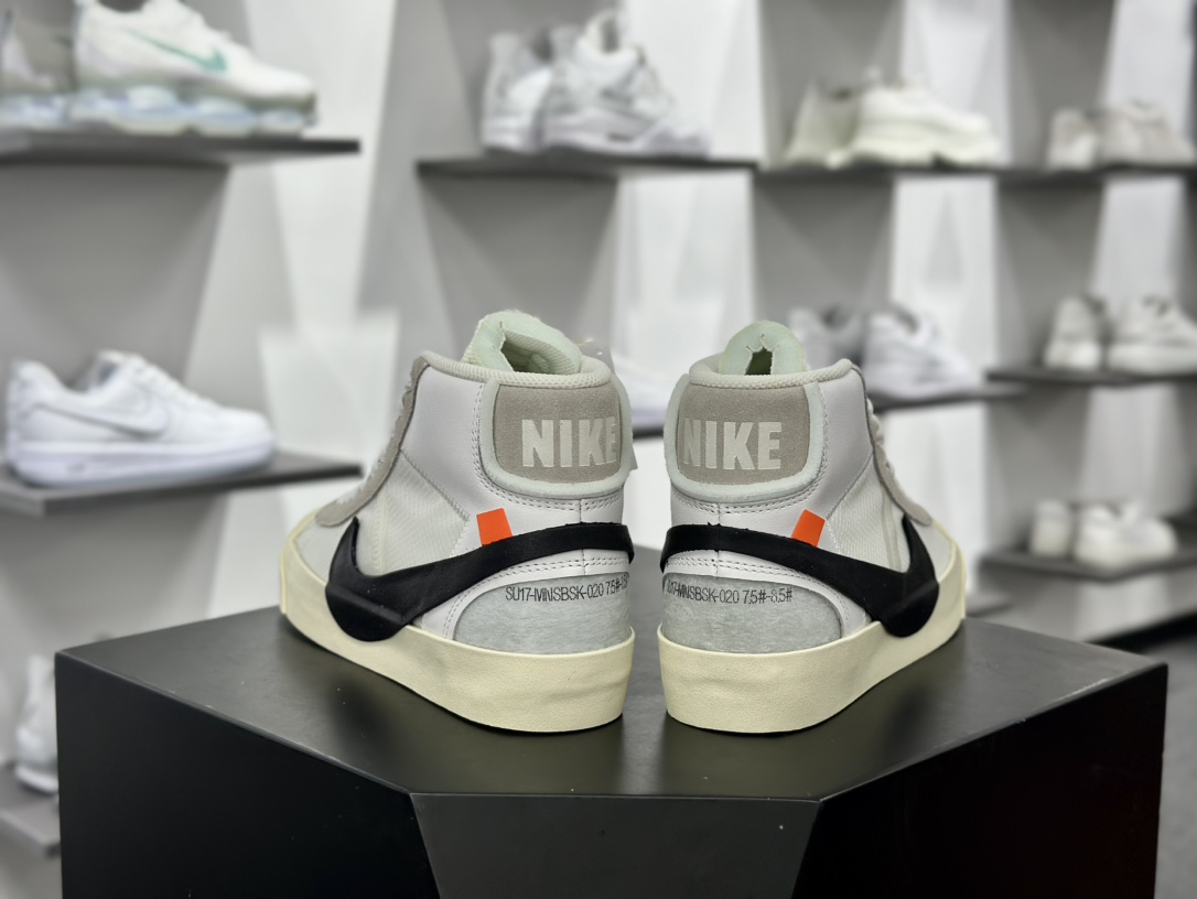 Off-White x Nike Blazer Mid Spooky”Grim Reepers”开拓者经典中帮运动板鞋 AA3832-100