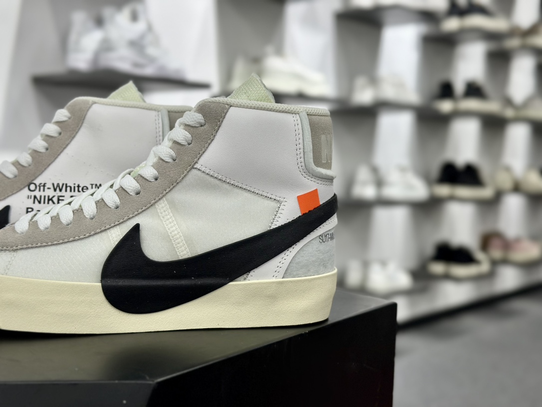 Off-White x Nike Blazer Mid Spooky”Grim Reepers”开拓者经典中帮运动板鞋 AA3832-100