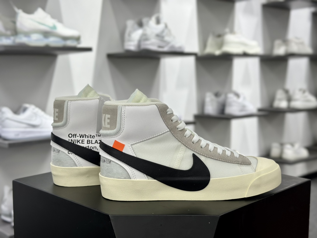 Off-White x Nike Blazer Mid Spooky”Grim Reepers”开拓者经典中帮运动板鞋 AA3832-100