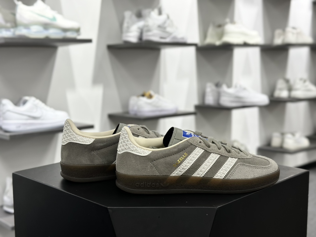 阿迪达斯Adidas Originals Handball SPZL 手球运动员休闲运动板鞋“翻毛铁灰白生胶底”IF1807