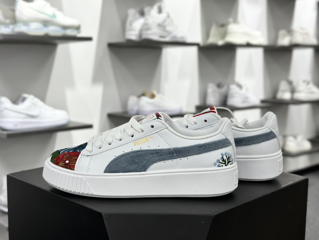 彪马PUMA Suede Platform Women's二代松糕复古休闲运动百搭显高板鞋 366123-01