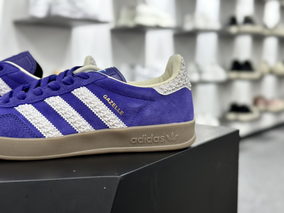 阿迪达斯Adidas Originals Handball SPZL 手球运动员板鞋“翻毛翻毛罗兰紫焦糖底”IF1806