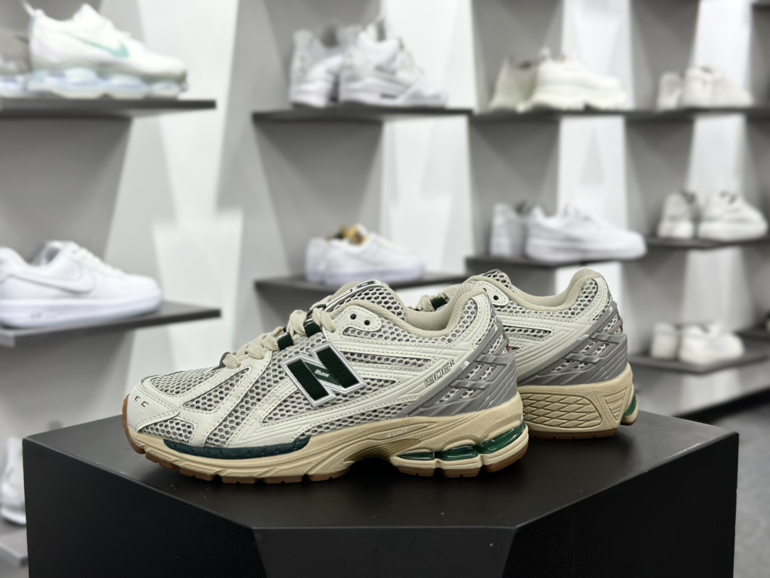 NB新百伦New Balance M1906R系列复古老爹风休闲运动慢跑鞋“网布米白深绿灰”M1906RQ