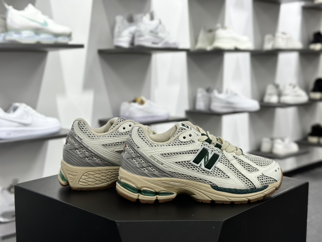 NB新百伦New Balance M1906R系列复古老爹风休闲运动慢跑鞋“网布米白深绿灰”M1906RQ