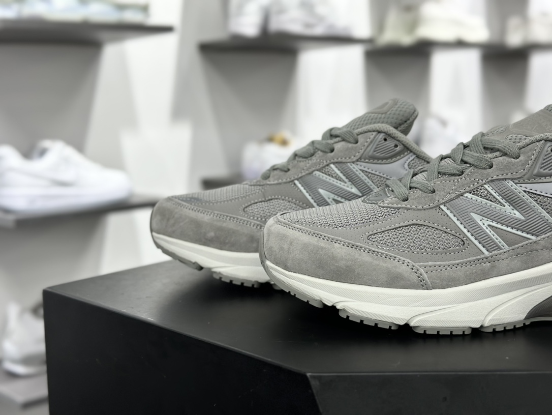 NB新百伦New Balance Made in USA 990v6”Moon Mist”六代系列老爹风休闲运动跑步鞋“深灰反光银USA”M990WT6