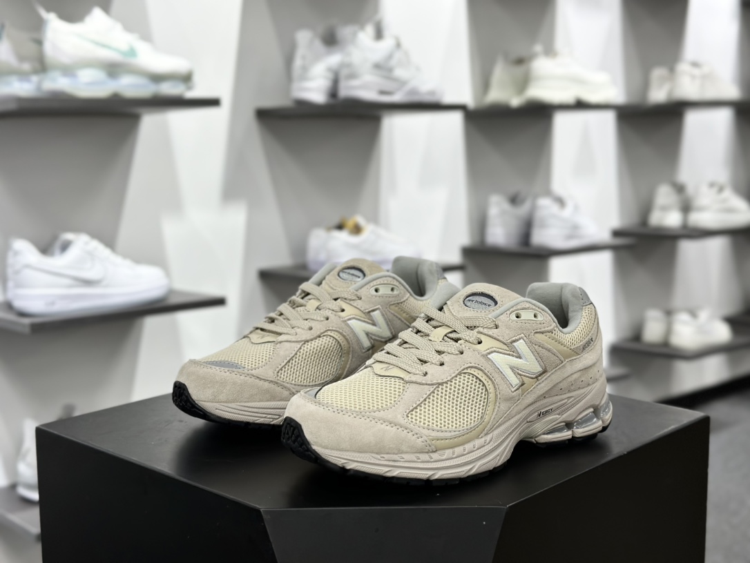 NB新百伦New Balance 2002R”Grey”系列低帮复古老爹风休闲慢跑鞋“麂皮元祖灰深灰白”M2002RST