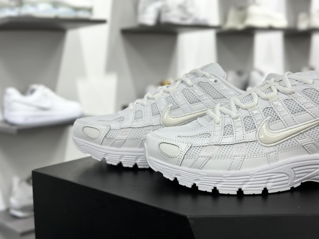 耐克Nike P-6000 Premium”Flat Pewter Light Iron ”系列低帮慢跑鞋 “全白武士”BV1021-102