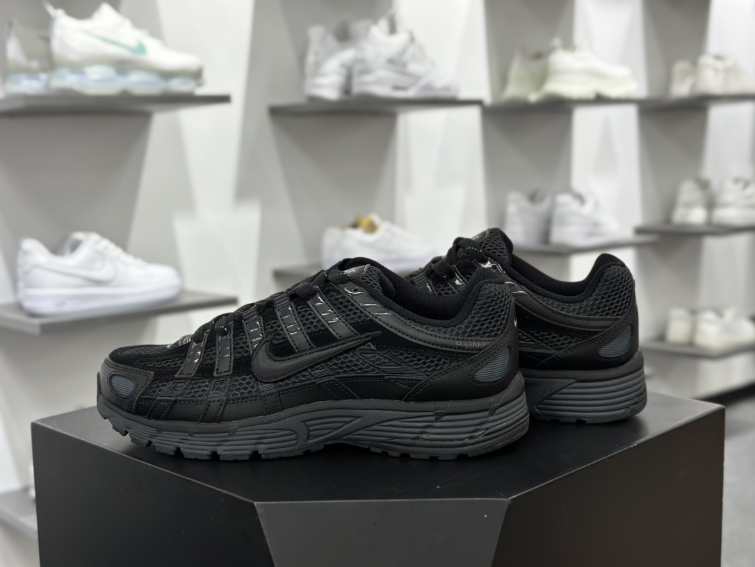 耐克Nike P-6000 Premium”Flat Pewter Light Iron ”系列低帮舒适慢跑鞋 “全黑武士”FQ8732-010