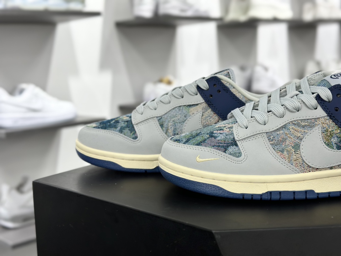 CLOT x Nike By You SB Dunk Low Retro SP扣篮系列低帮板鞋“CLOT联名灰蓝秘密森林”JH8310-950