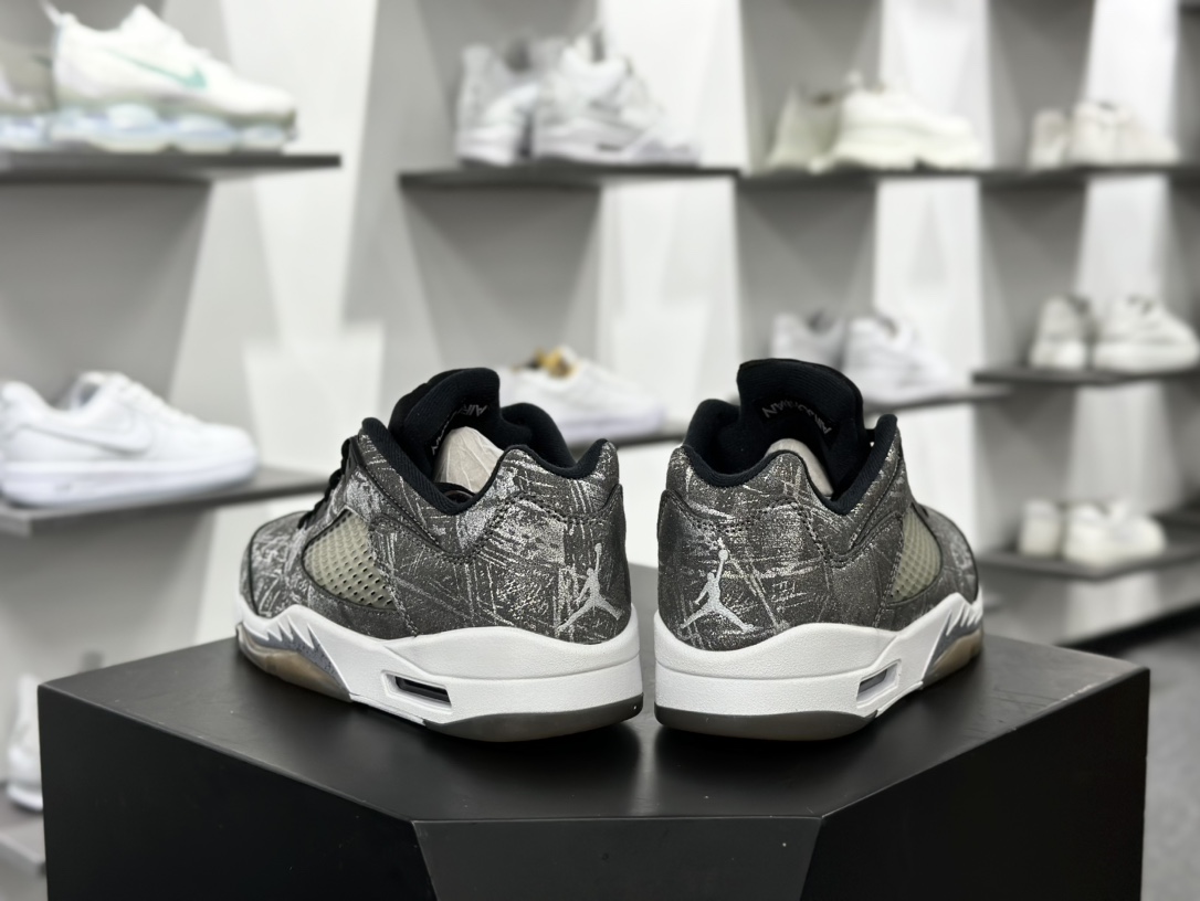 耐克Nike Air Jordan Retro 5 Low”All Star”乔丹AJ5代低帮篮球鞋“银灰全明星”819951-003