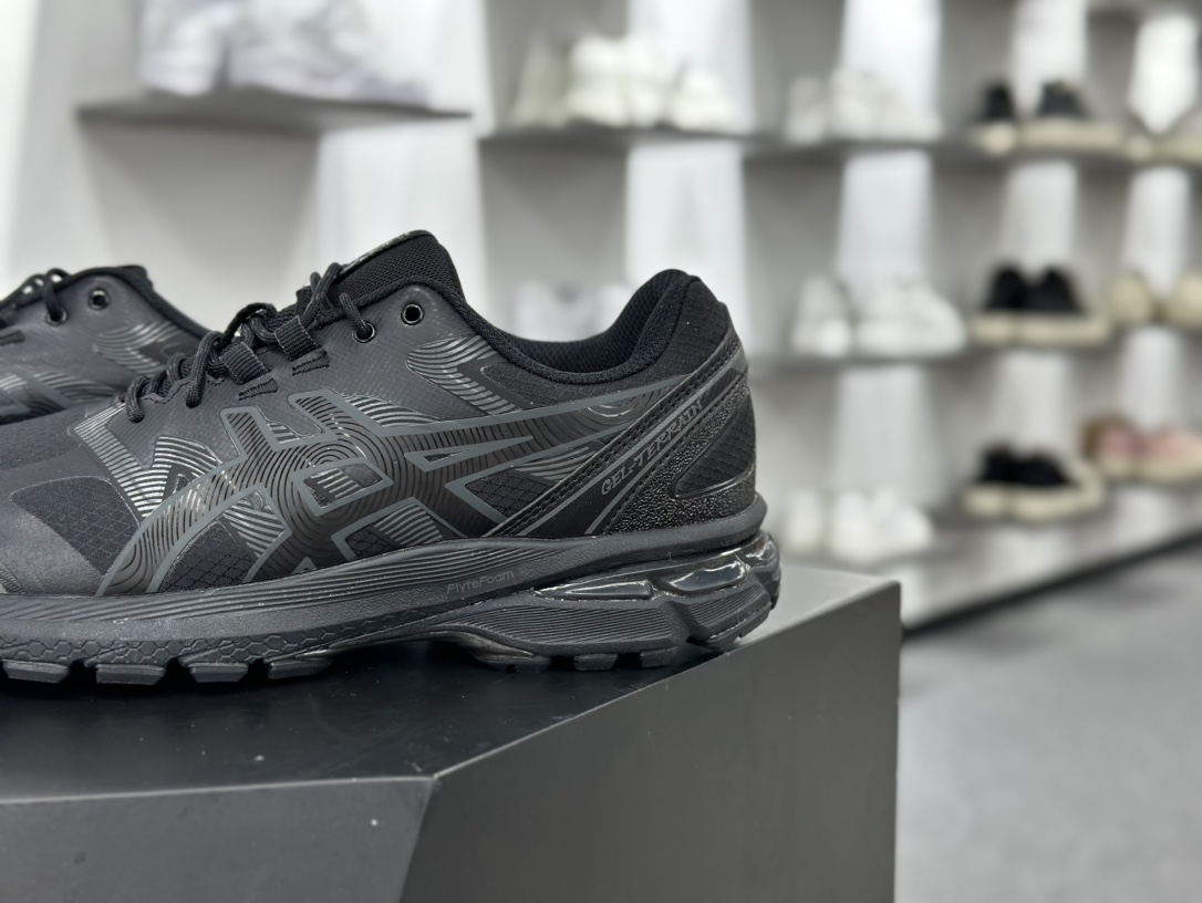 亚瑟士/Asics Gel-Terrain”Triple Black”全地形系列低帮跑步鞋“武士全黑”1203A342-001