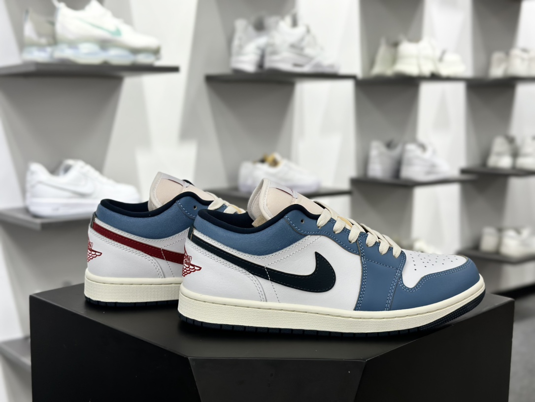 耐克Nike Air Jordan 1 Low SE”Armory Navy”AJ1乔丹一代低帮篮球鞋“军械库蓝海军蓝白”HM3711-144