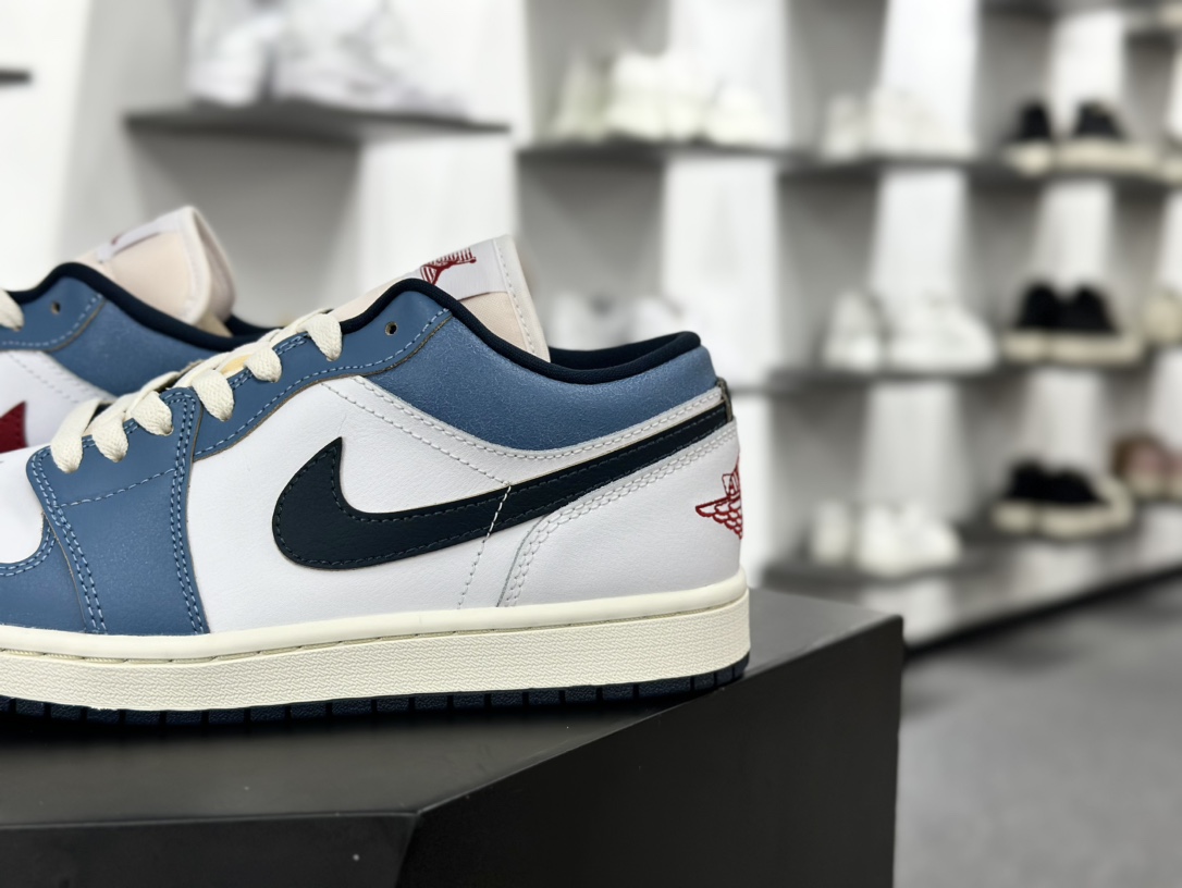 耐克Nike Air Jordan 1 Low SE”Armory Navy”AJ1乔丹一代低帮篮球鞋“军械库蓝海军蓝白”HM3711-144