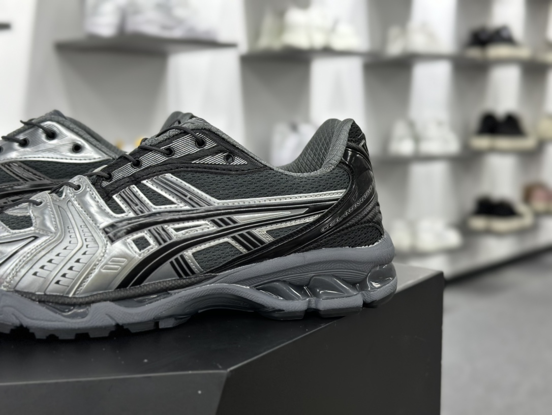 UNAFFECTED x ASICS Gel Kayano 14 ”Infinite Wonders Pack”跑步鞋“联名拼接银黑”1201A922-020