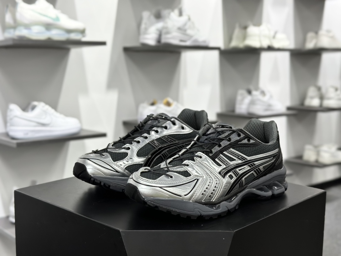 UNAFFECTED x ASICS Gel Kayano 14 ”Infinite Wonders Pack”跑步鞋“联名拼接银黑”1201A922-020