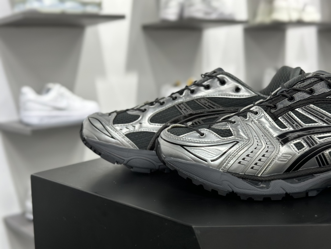 UNAFFECTED x ASICS Gel Kayano 14 ”Infinite Wonders Pack”跑步鞋“联名拼接银黑”1201A922-020