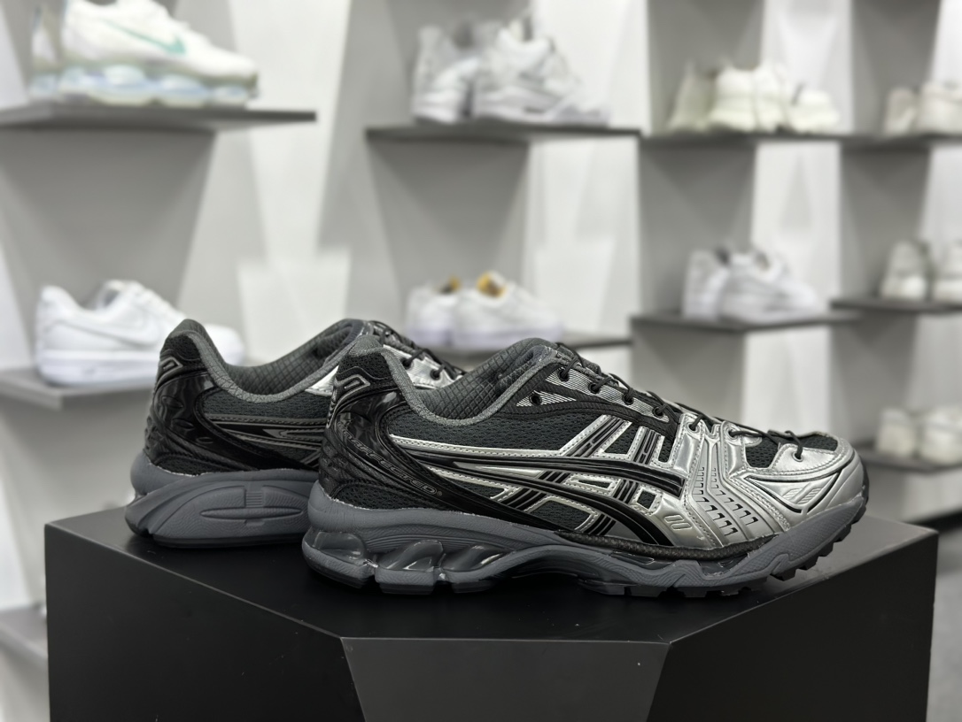 UNAFFECTED x ASICS Gel Kayano 14 ”Infinite Wonders Pack”跑步鞋“联名拼接银黑”1201A922-020