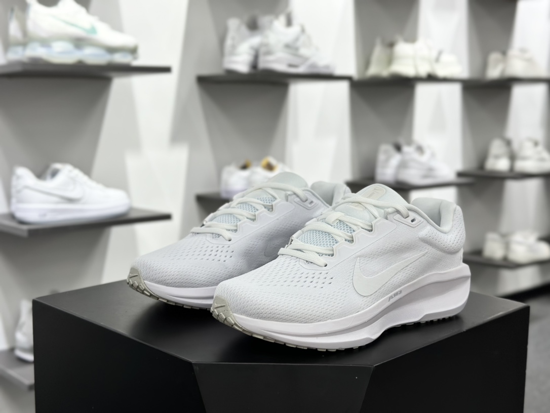 耐克Nike Winflo 11 Low”All White”温弗洛11代系列低帮跑步鞋“网织全白”FJ9509-100