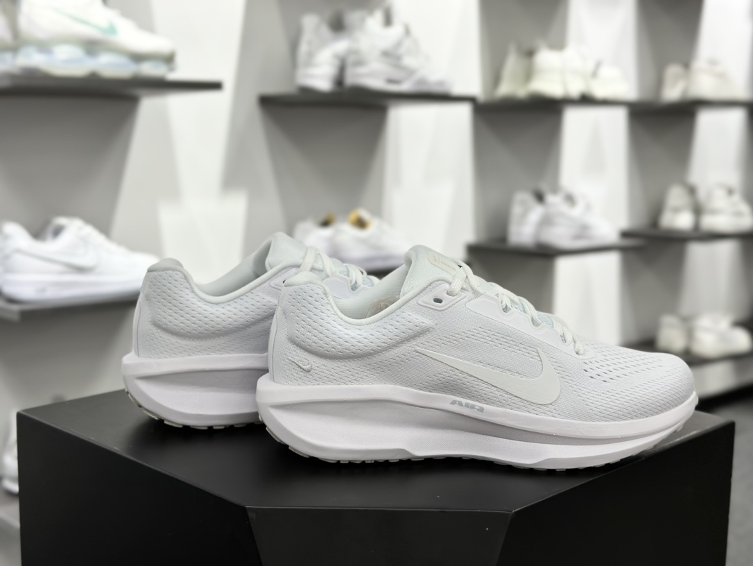 耐克Nike Winflo 11 Low”All White”温弗洛11代系列低帮跑步鞋“网织全白”FJ9509-100