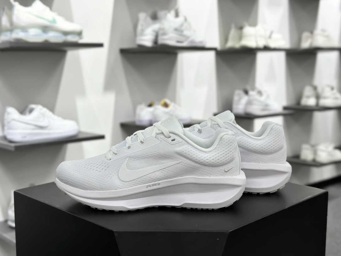 耐克Nike Winflo 11 Low”All White”温弗洛11代系列低帮跑步鞋“网织全白”FJ9509-100